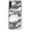 Grey Marble Ink Galaxy A50 Clear Case