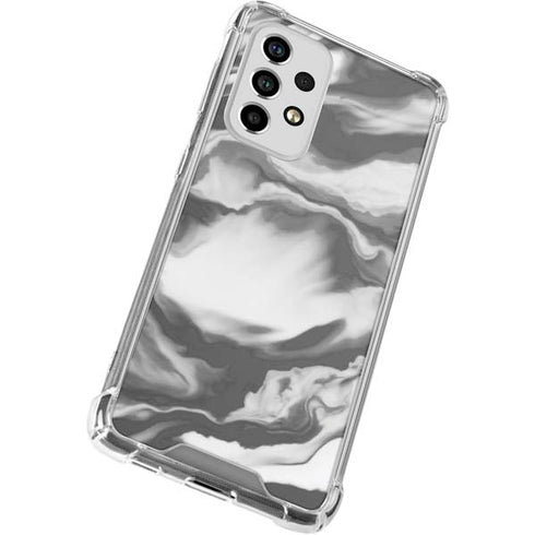 Grey Marble Ink Galaxy A53 5G Clear Case