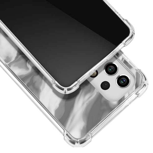 Grey Marble Ink Galaxy A53 5G Clear Case