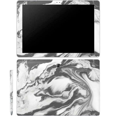 Grey Marble Ink Galaxy Book 12in Skin