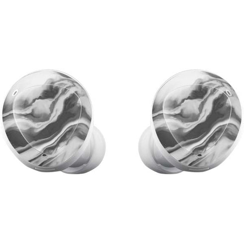 Grey Marble Ink Galaxy Buds Plus Skin