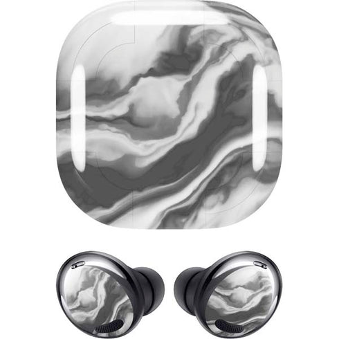 Grey Marble Ink Galaxy Buds Pro Skin