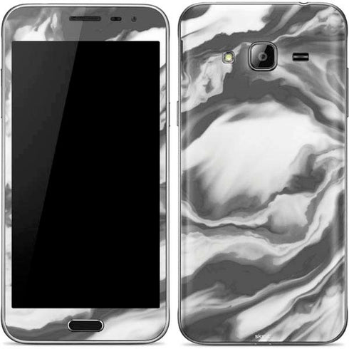 Grey Marble Ink Galaxy J3 Skin