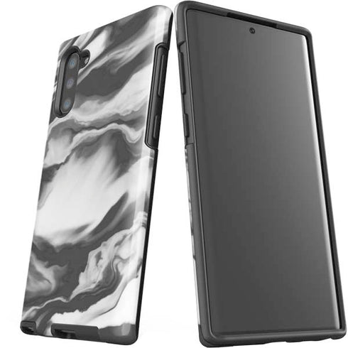 Grey Marble Ink Galaxy Note 10 Pro Case