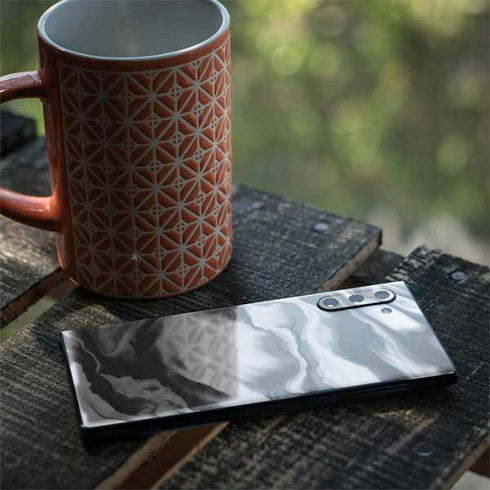 Grey Marble Ink Galaxy Note 10 Skin