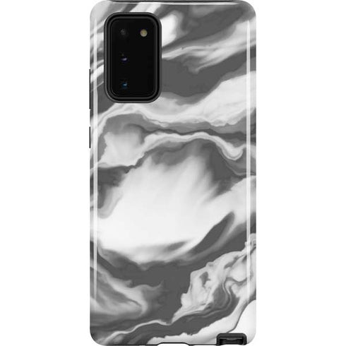 Grey Marble Ink Galaxy Note20 5G Pro Case