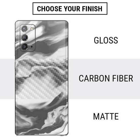 Grey Marble Ink Galaxy Note20 5G Skin