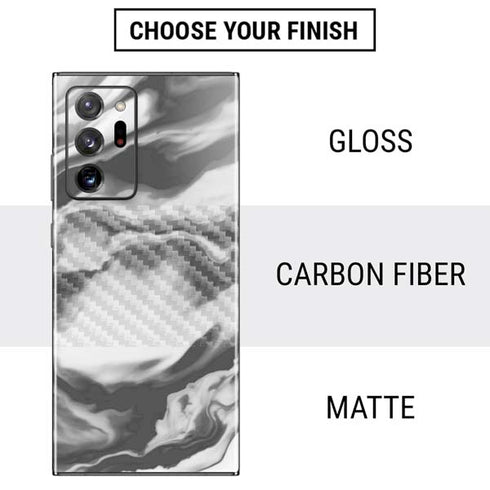 Grey Marble Ink Galaxy Note20 Ultra 5G Skin