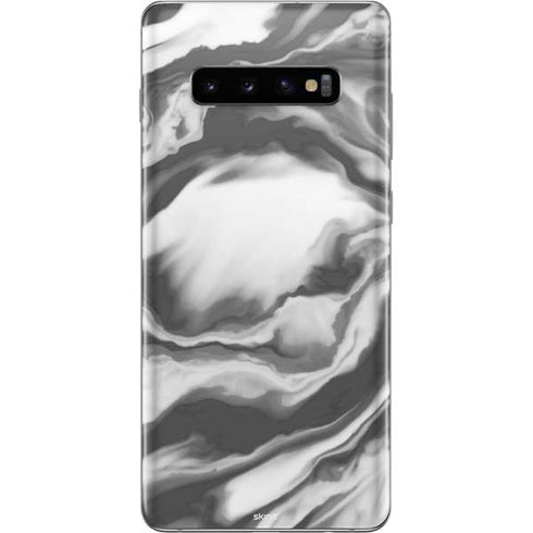Grey Marble Ink Galaxy S10 Plus Skin