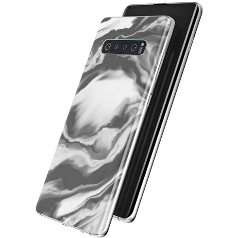 Grey Marble Ink Galaxy S10 Plus Skin