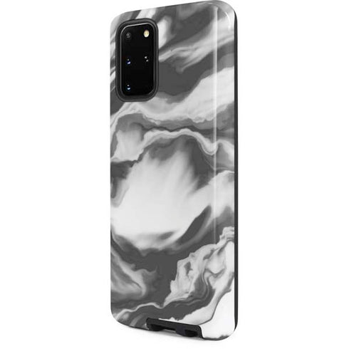 Grey Marble Ink Galaxy S20 Plus Pro Case