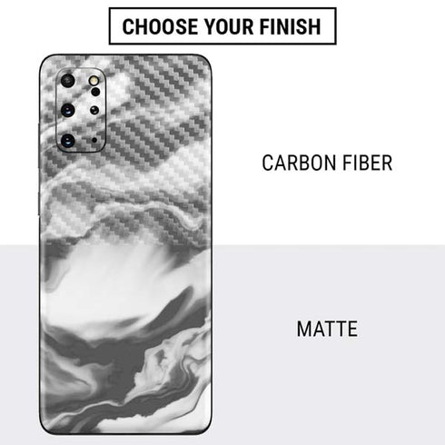 Grey Marble Ink Galaxy S20 Plus Skin