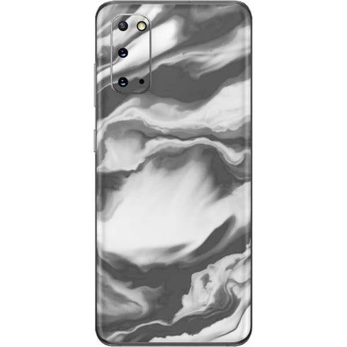 Grey Marble Ink Galaxy S20 Skin