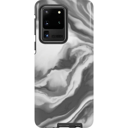 Grey Marble Ink Galaxy S20 Ultra 5G Pro Case