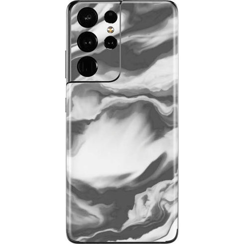 Grey Marble Ink Galaxy S21 Ultra 5G Skin