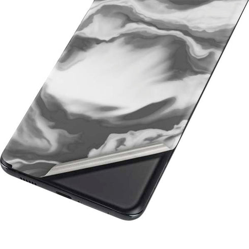 Grey Marble Ink Galaxy S21 Ultra 5G Skin