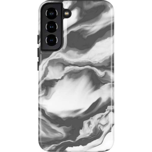 Grey Marble Ink Galaxy S22 Plus Pro Case