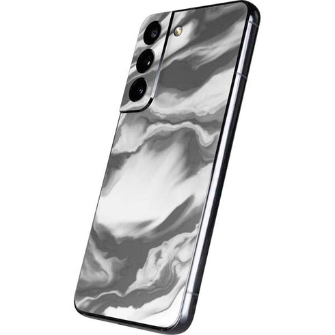 Grey Marble Ink Galaxy S22 Skin