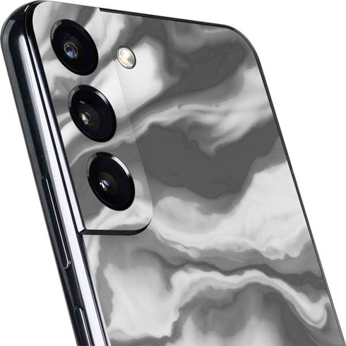 Grey Marble Ink Galaxy S22 Skin