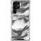 Grey Marble Ink Galaxy S22 Ultra Clear Case