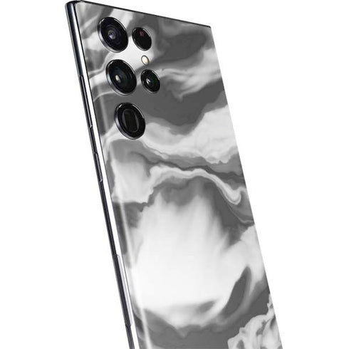 Grey Marble Ink Galaxy S22 Ultra Skin