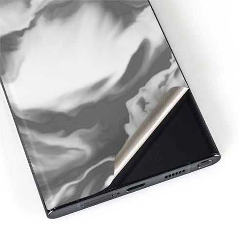 Grey Marble Ink Galaxy S22 Ultra Skin