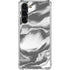 Grey Marble Ink Galaxy S23 Plus Clear Case