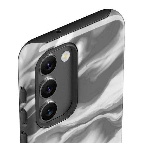 Grey Marble Ink Galaxy S23 Plus Pro Case