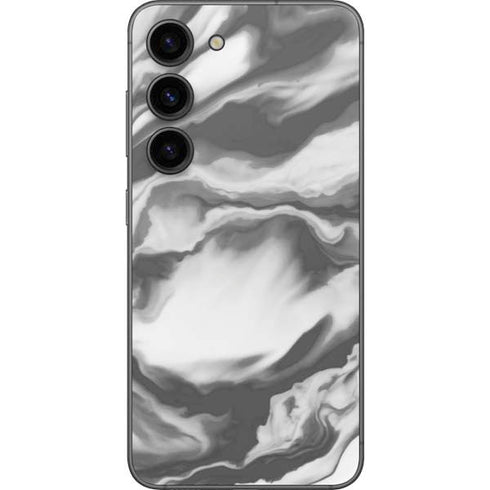 Grey Marble Ink Galaxy S23 Skin