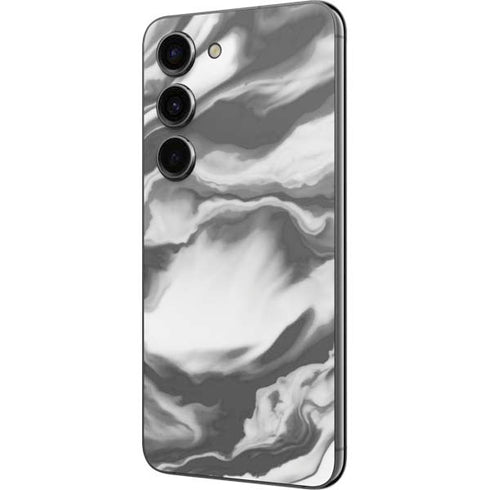 Grey Marble Ink Galaxy S23 Skin