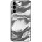 Grey Marble Ink Galaxy S24 Plus Clear Case
