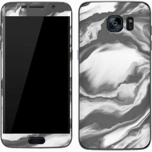 Grey Marble Ink Galaxy S7 Skin