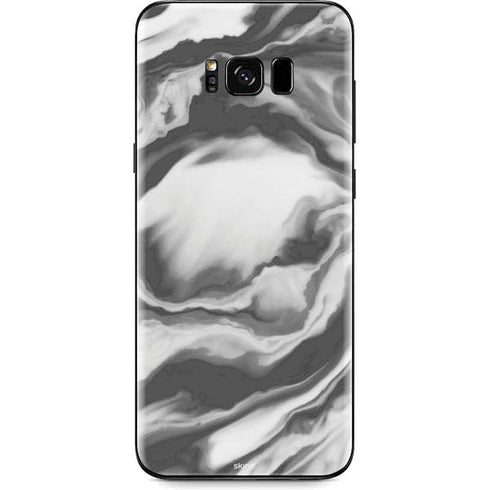 Grey Marble Ink Galaxy S8 Plus Skin