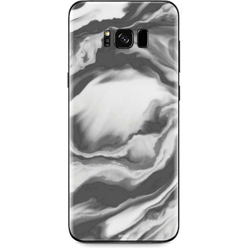 Grey Marble Ink Galaxy S8 Skin