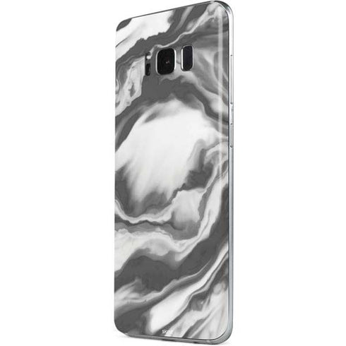 Grey Marble Ink Galaxy S8 Skin