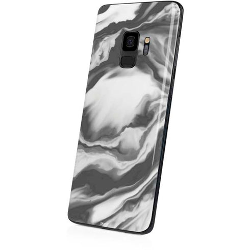 Grey Marble Ink Galaxy S9 Skin