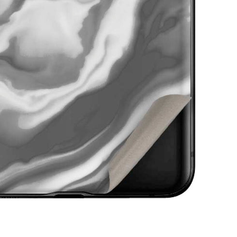 Grey Marble Ink Galaxy Z Flip Skin