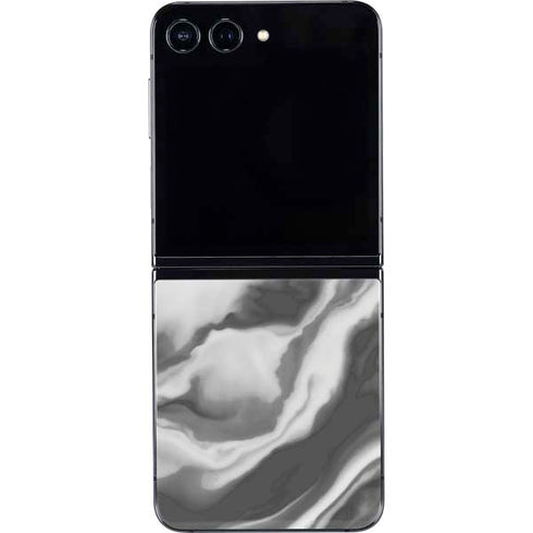 Grey Marble Ink Galaxy Z Flip5 5G Skin
