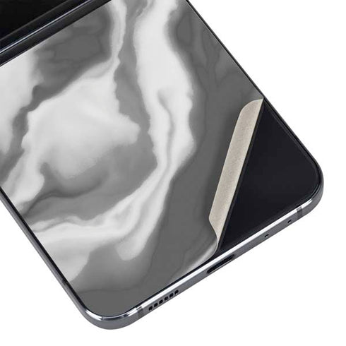 Grey Marble Ink Galaxy Z Flip5 5G Skin