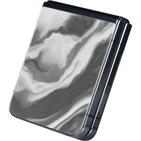 Grey Marble Ink Galaxy Z Flip5 5G Skin