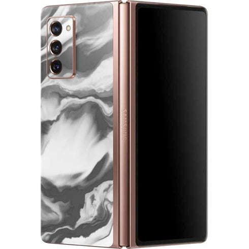Grey Marble Ink Galaxy Z Fold2 5G Skin