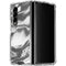 Grey Marble Ink Galaxy Z Fold4 5G Clear Case