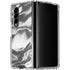 Grey Marble Ink Galaxy Z Fold4 5G Clear Case