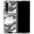 Grey Marble Ink Galaxy Z Fold4 5G Clear Case