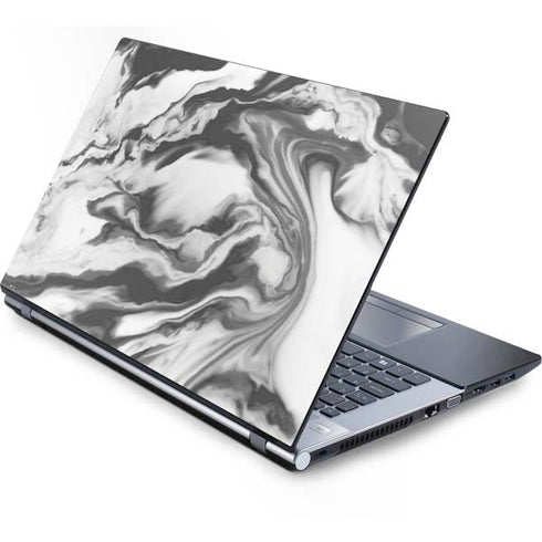 Grey Marble Ink Generic Laptop Skin