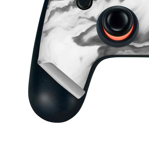 Grey Marble Ink Google Stadia Controller Skin