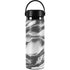 Grey Marble Ink Hydro Flask 20oz Wide Mouth Skin