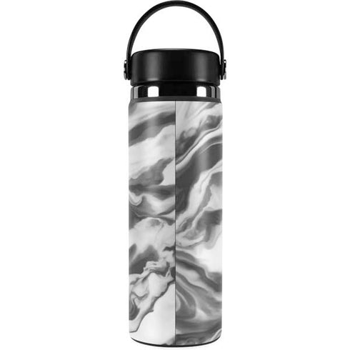 Grey Marble Ink Hydro Flask 20oz Wide Mouth Skin