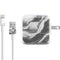Grey Marble Ink iPad Charger (10W USB) Skin