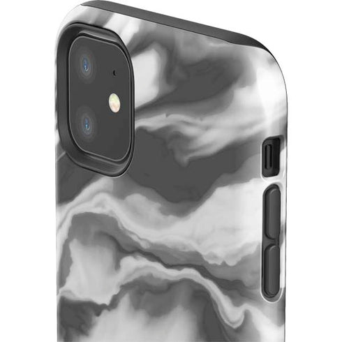 Grey Marble Ink iPhone 11 Impact Case